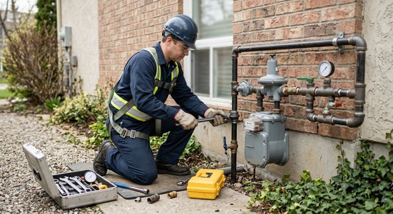 Fire Pit Gas Line Installation in Fredericksburg, VA
