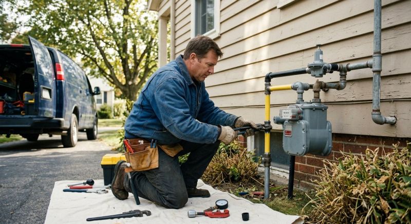 Propane Line Repair in Fredericksburg, VA